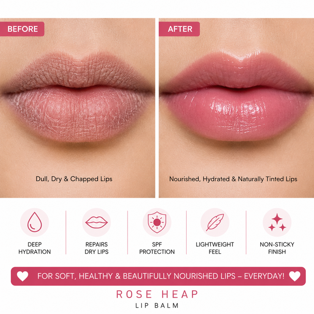 Rose Heap Lip Balm with SPF - Tinted (5g)