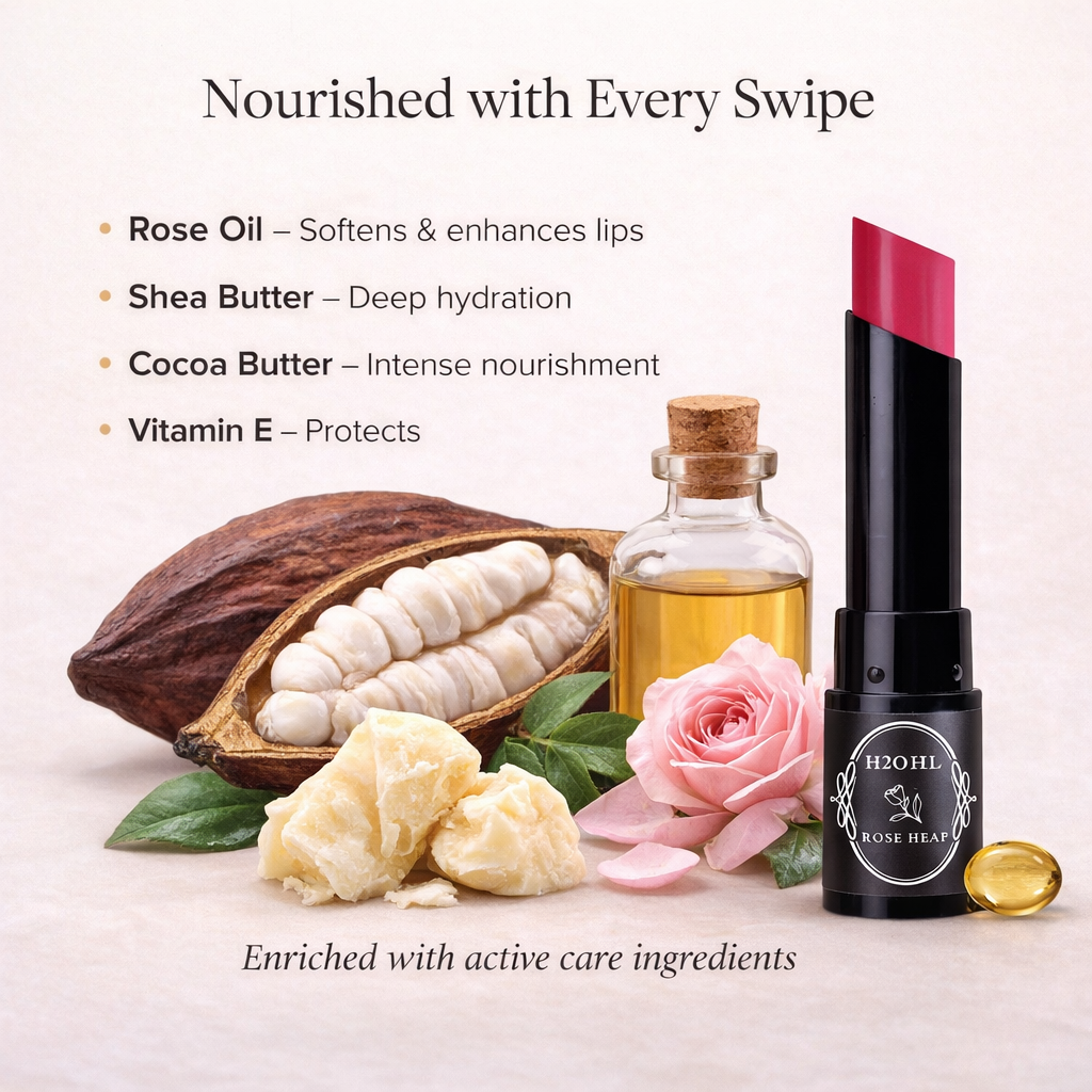 H2OH!L Rose Heap Lip Balm with SPF - Tinted (5g)