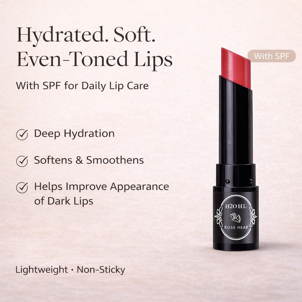 H2OH!L Rose Heap Lip Balm with SPF - Tinted (5g)