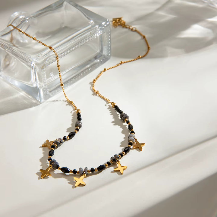 18K PVD Gold Plated Stainless Steel Mangalsutra Necklace