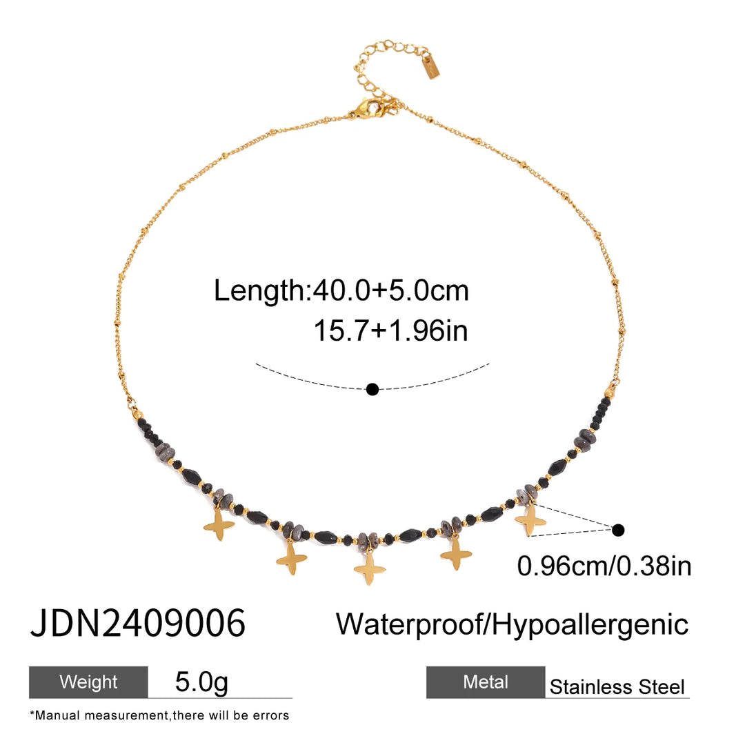 18K PVD Gold Plated Stainless Steel Mangalsutra Necklace