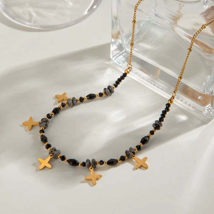 18K PVD Gold Plated Stainless Steel Mangalsutra Necklace