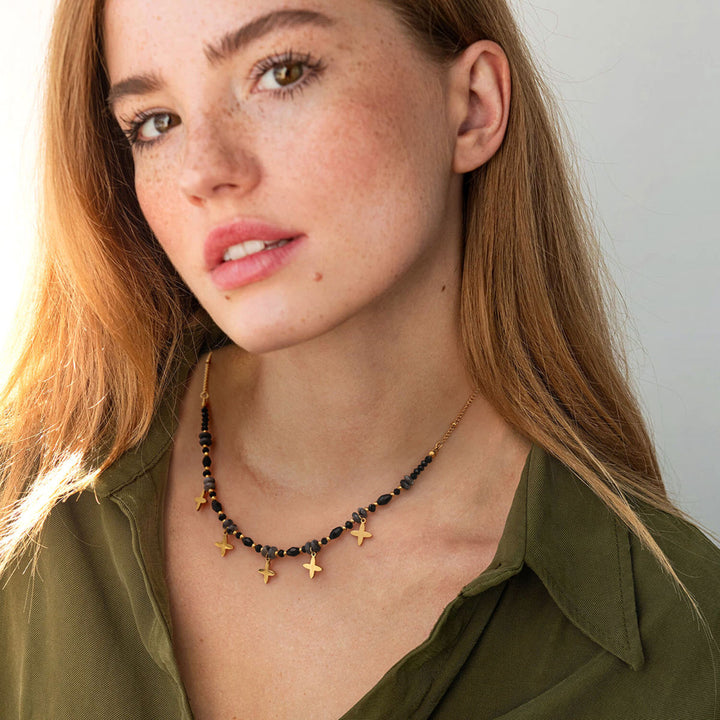 18K PVD Gold Plated Stainless Steel Mangalsutra Necklace