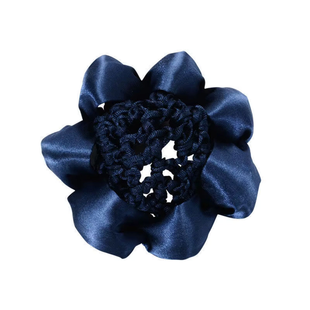 Floral Juda Bun Hair Accessory