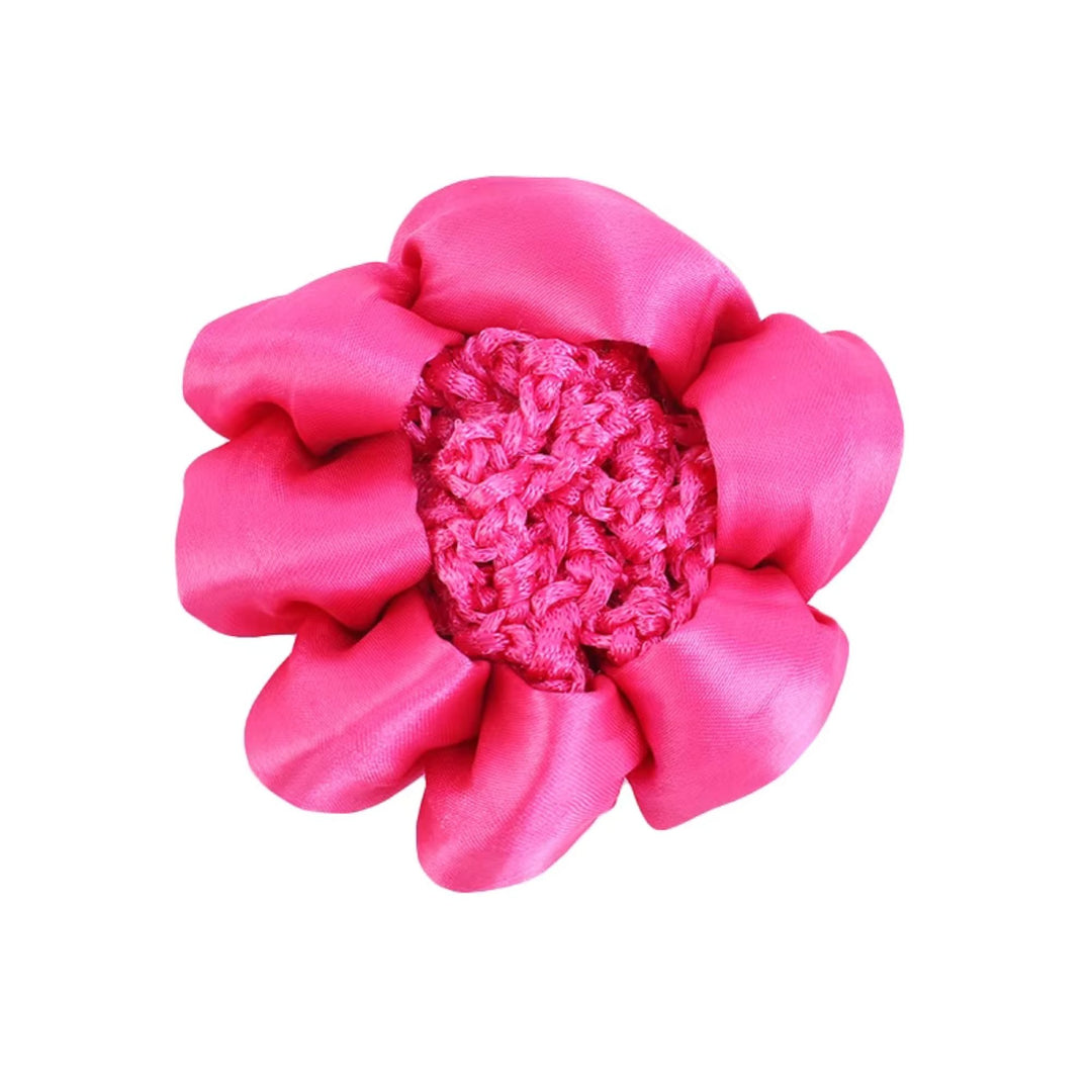 Floral Juda Bun Hair Accessory